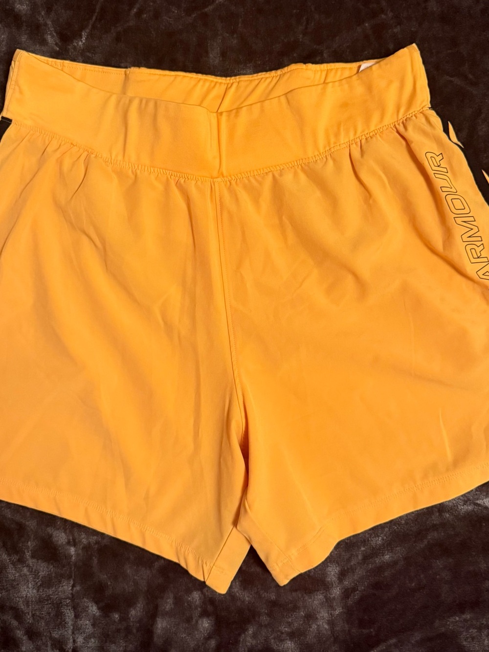 Under Armour Women's Yellow Athletic Shorts